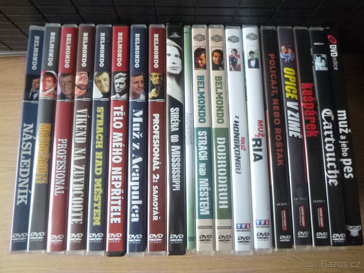 dvd J.P. BELMONDO + A. DELON cz dabing