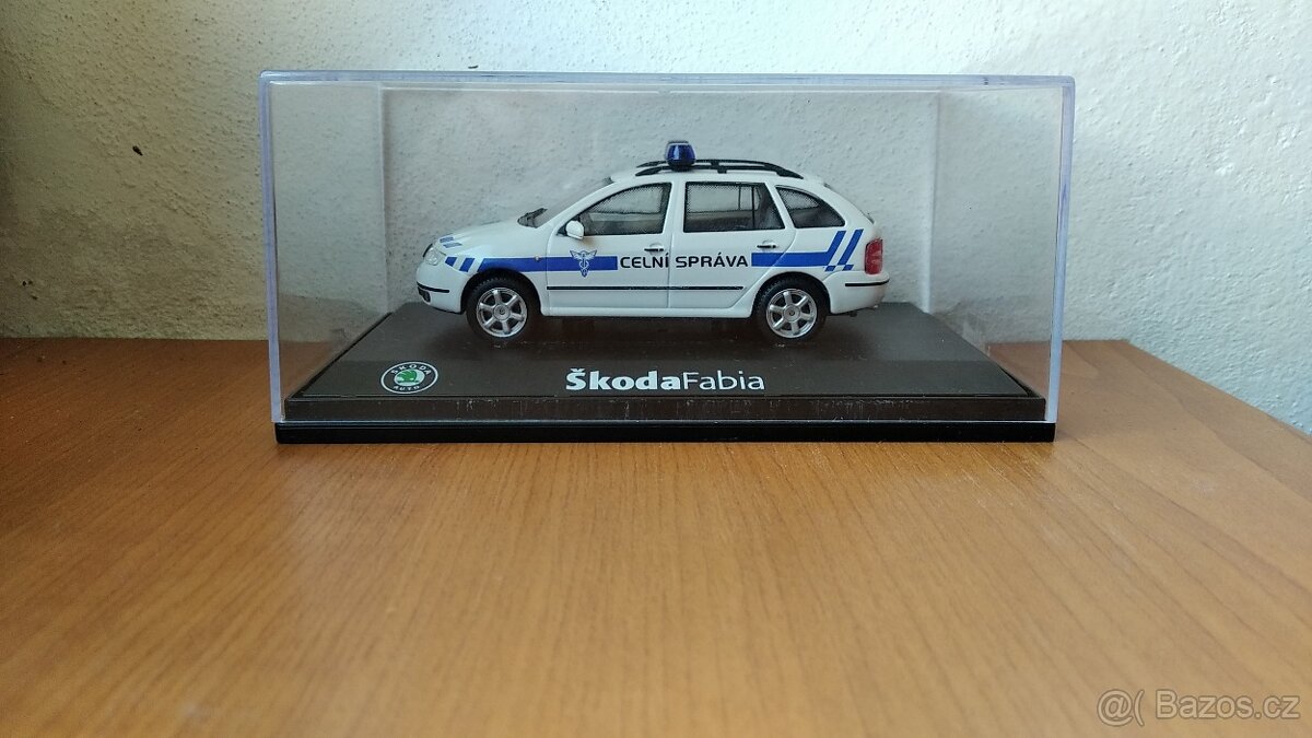 Škoda fabia I combi Celní správa Abrex 1/43