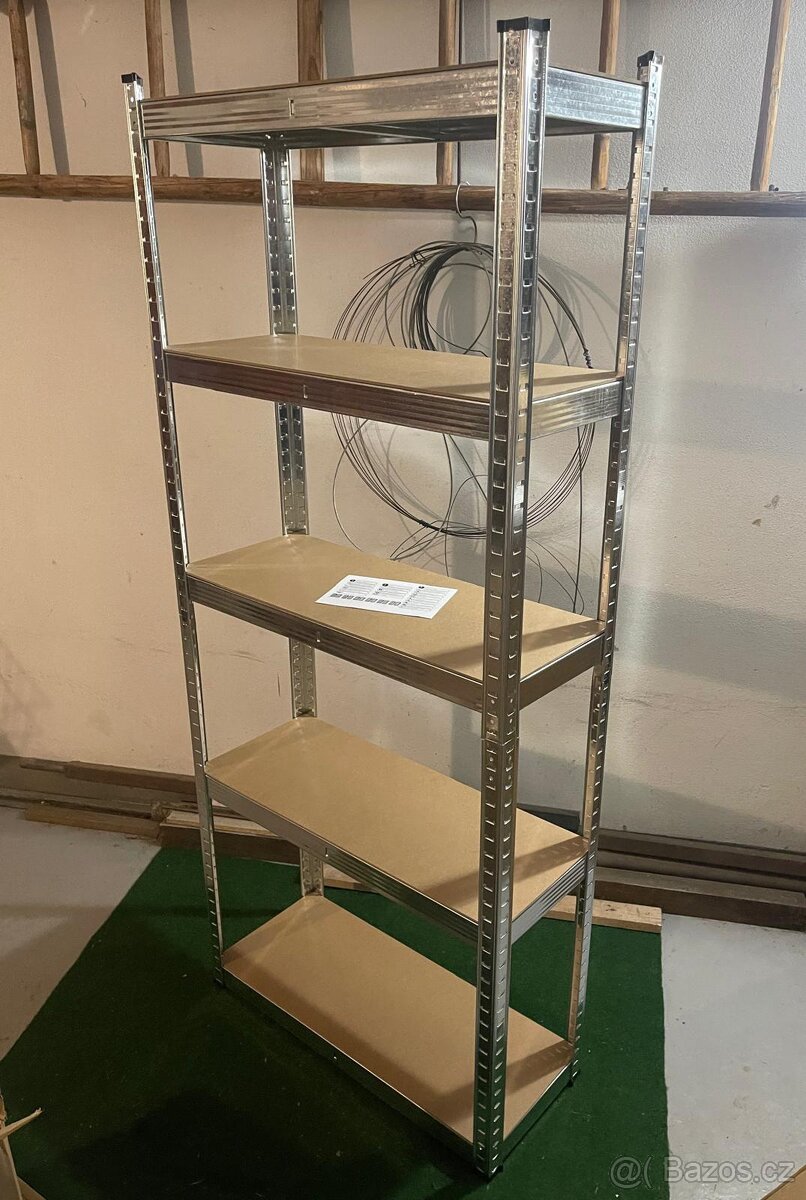 Kovové regály | různé druhy