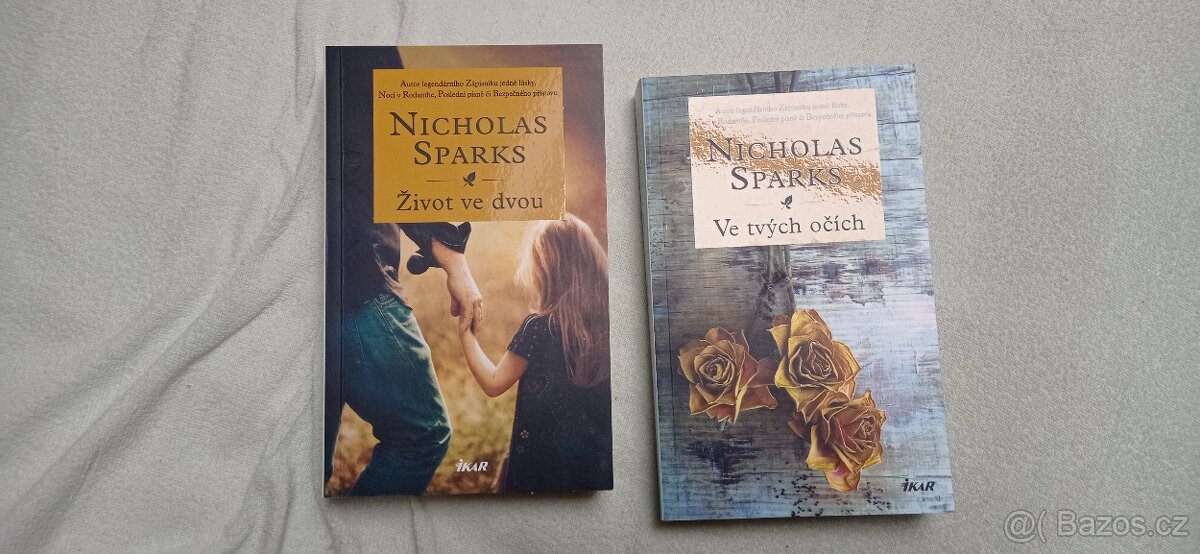 Prodám knihy nové Nicolas Sparks