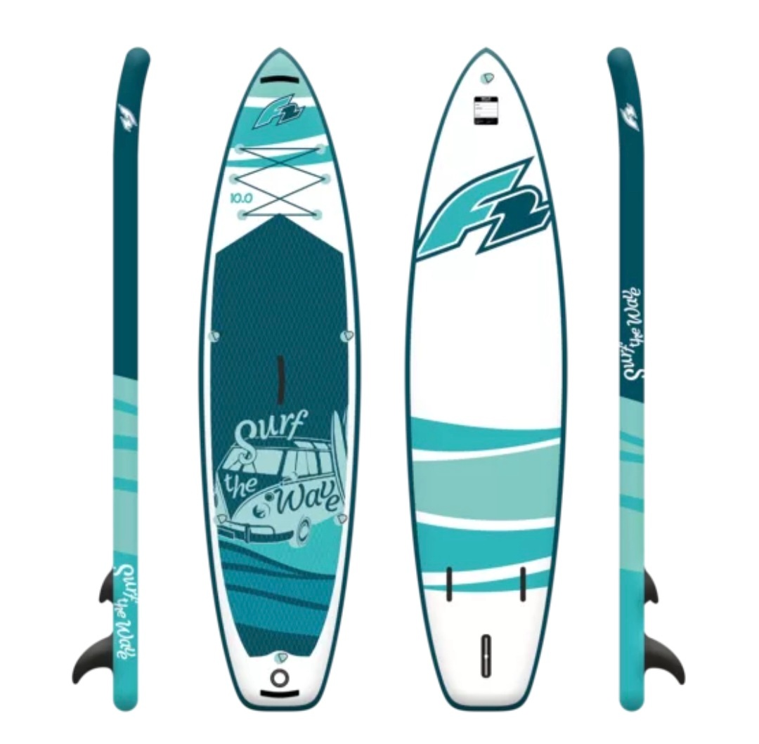F2 Surf the Wave 11.5 turquoise s kajakovým setem
