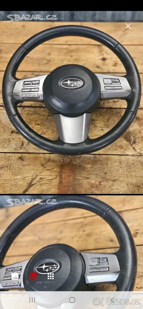 Subaru legacy 2010-2016 volant, airbag