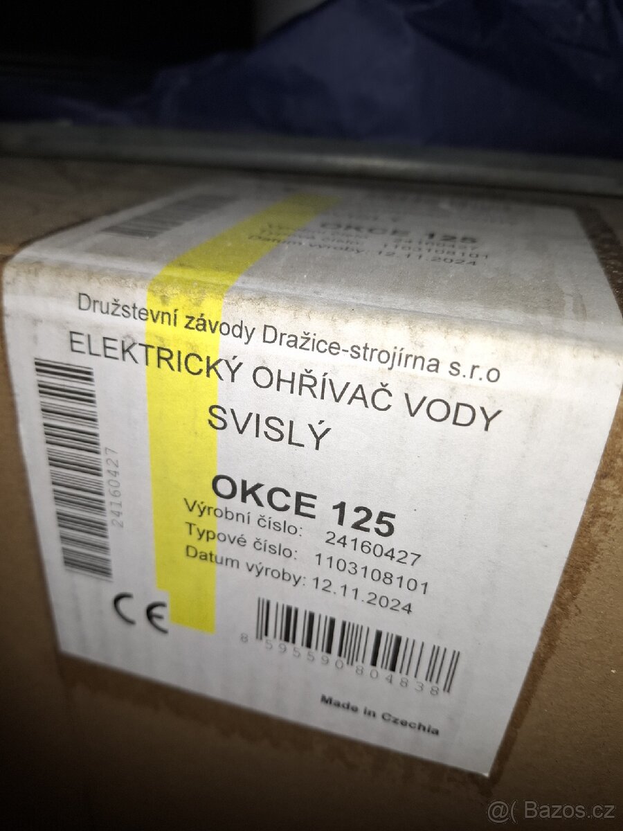 Prodám el.ohřívač Dražice 125