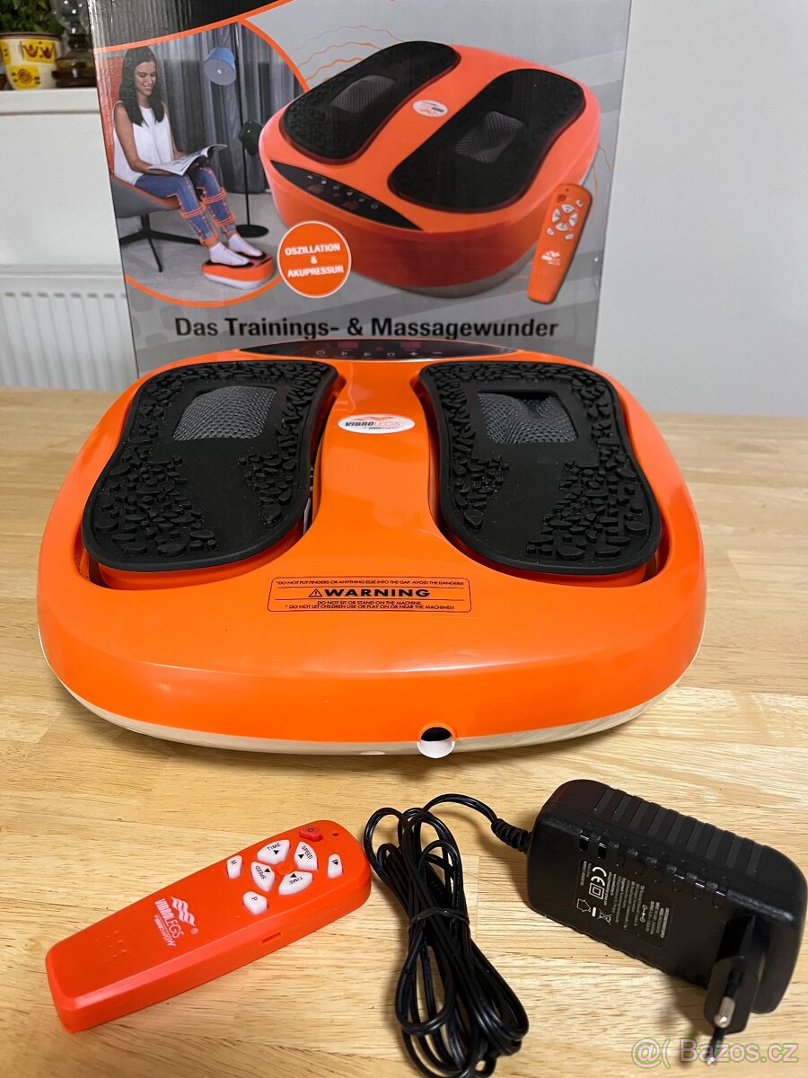 Vibrolegs masáž nohou, ZÁRUKA