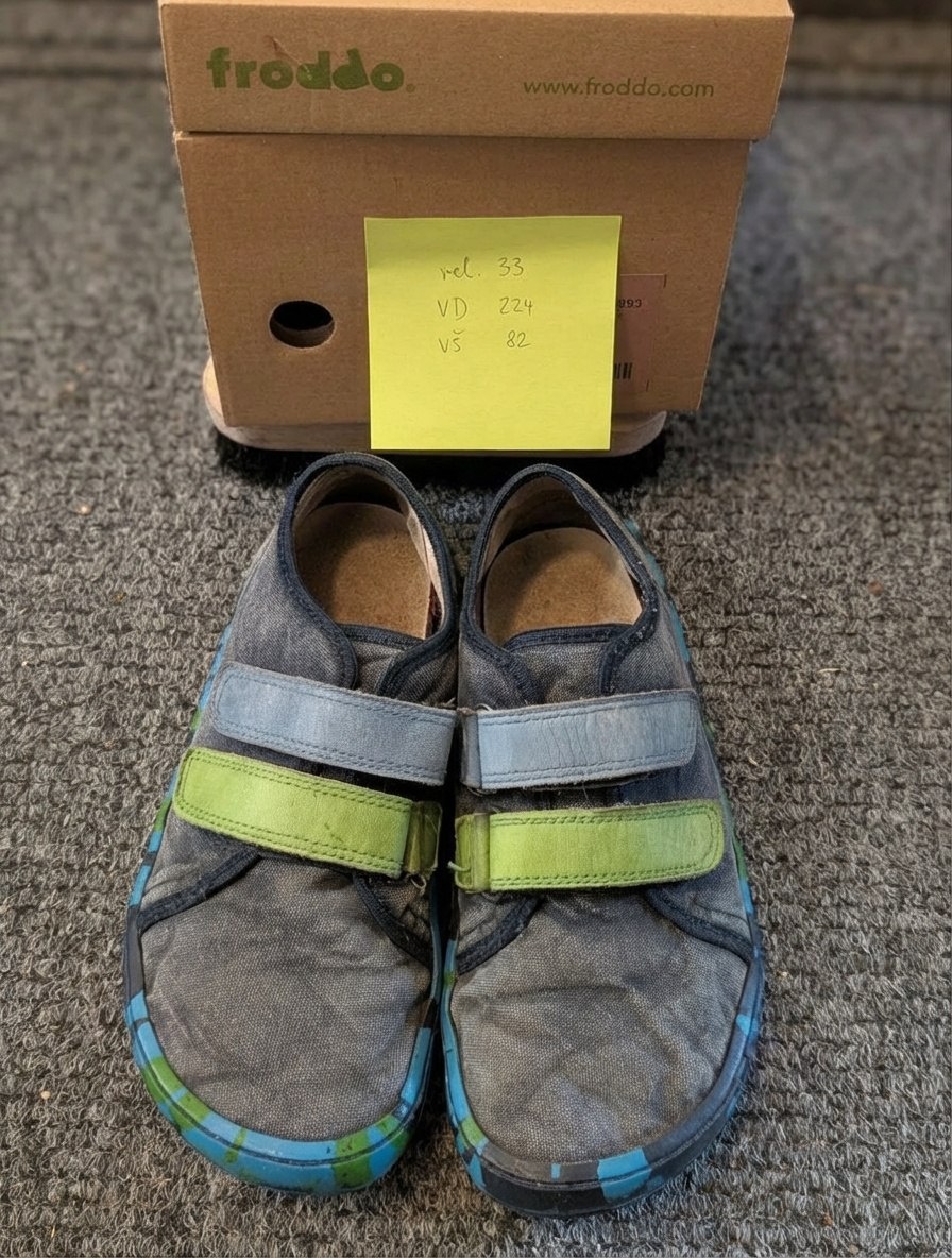 Dětské barefoot boty Faroddo, vel. 33