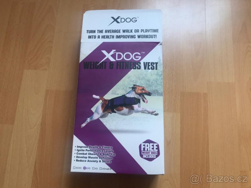 Sleva XDOG vesta, fialová, pro výcvik pejska