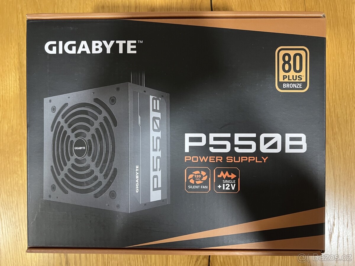 Počítačový zdroj 550W | Gigabyte P550B (nepoužité)