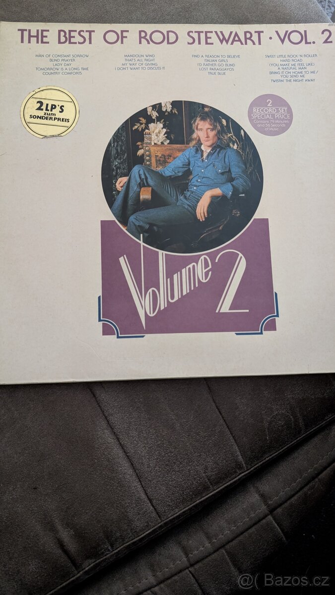 LP gramofonové desky The Best of Rod Stewart vol.2
