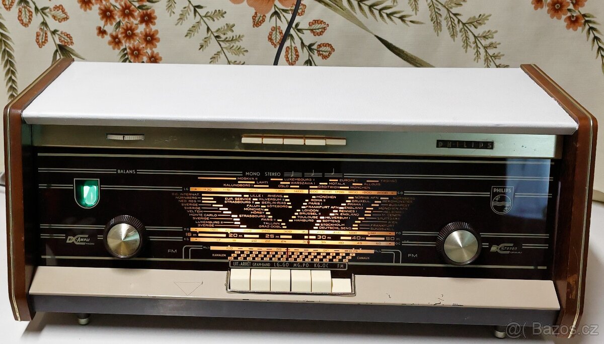 Philips - B5X04A Bi-Ampli/Stereo - elektronkové rádio
