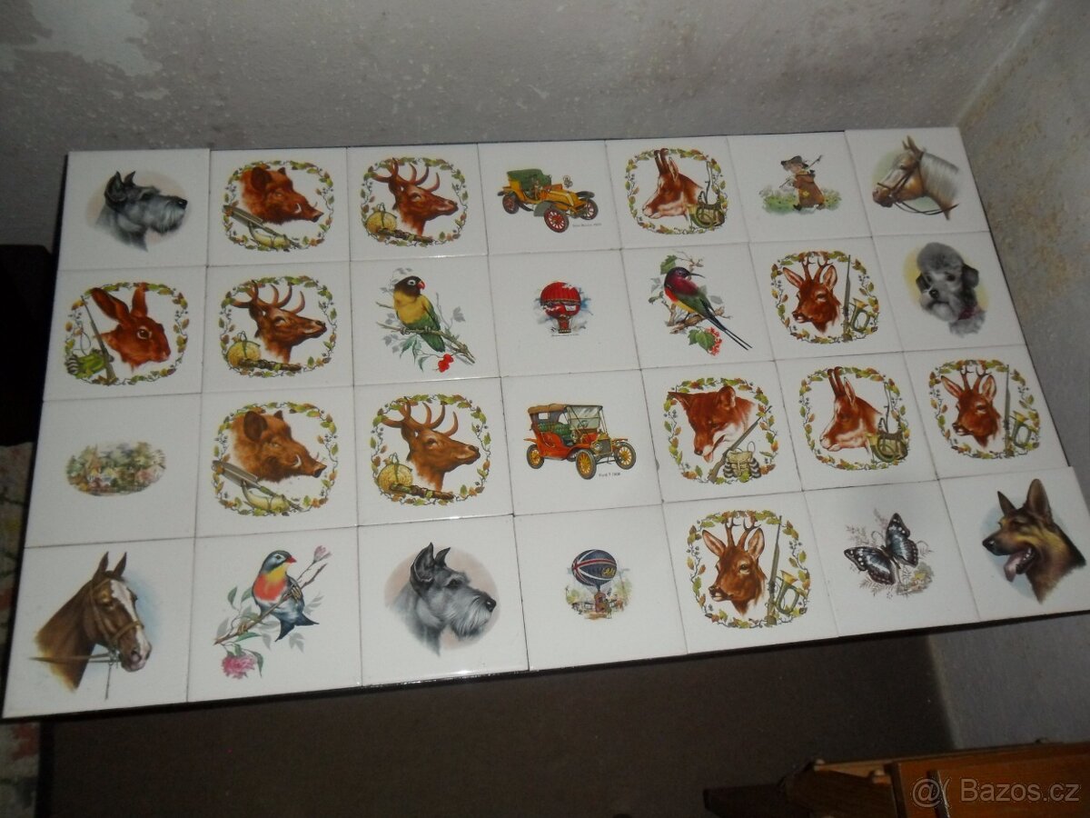 obkladačky RAKO stolek s obkladačkami