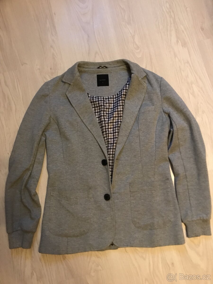 Šedé sako Blazer vel: M