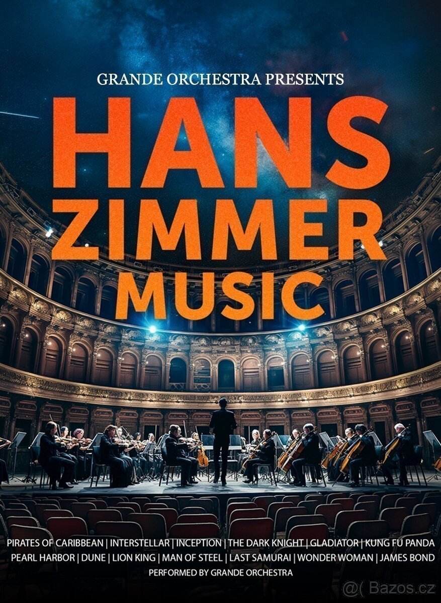 2x Vstupenky na Koncert filmové hudby Hanse Zimmera