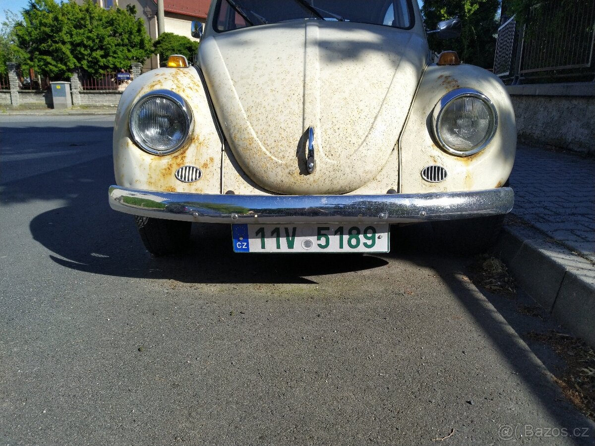 Přední nárazník na vw brouk a porsche 356