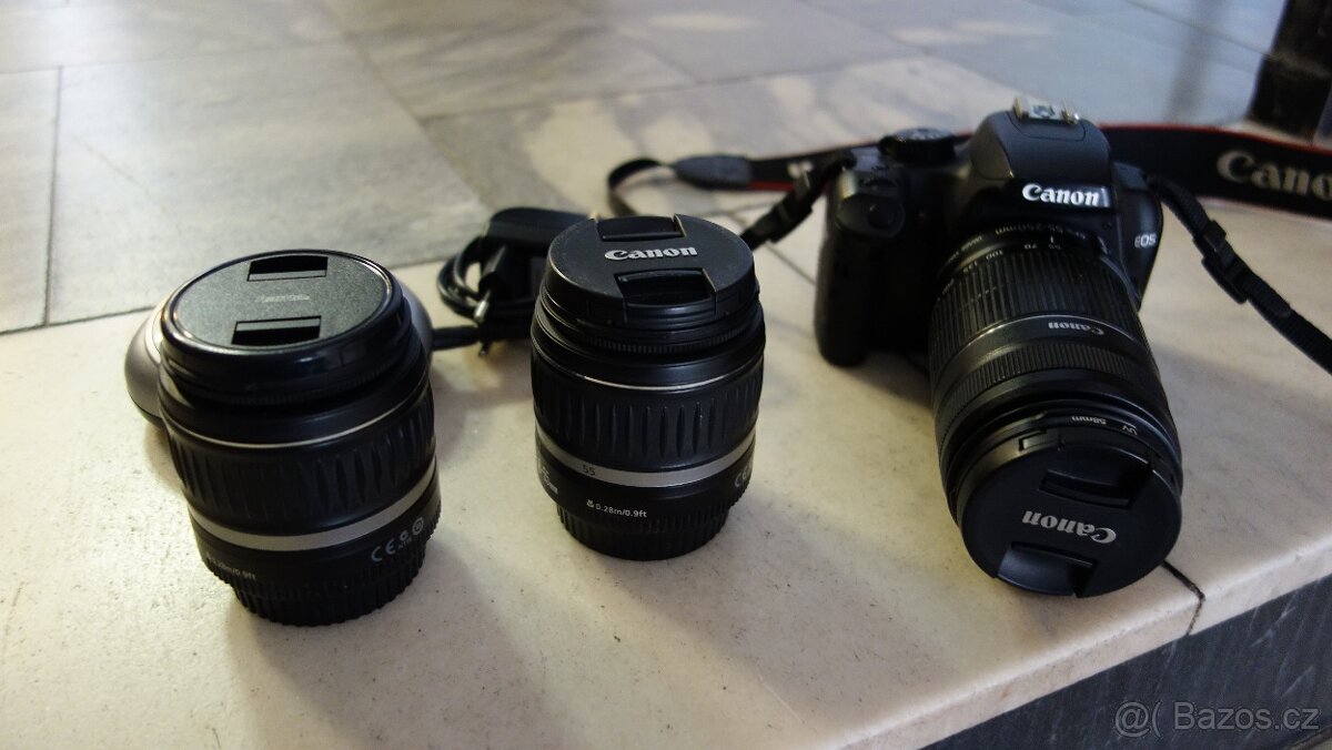 Canon EOS 1000D + 18-55 + 55-250
