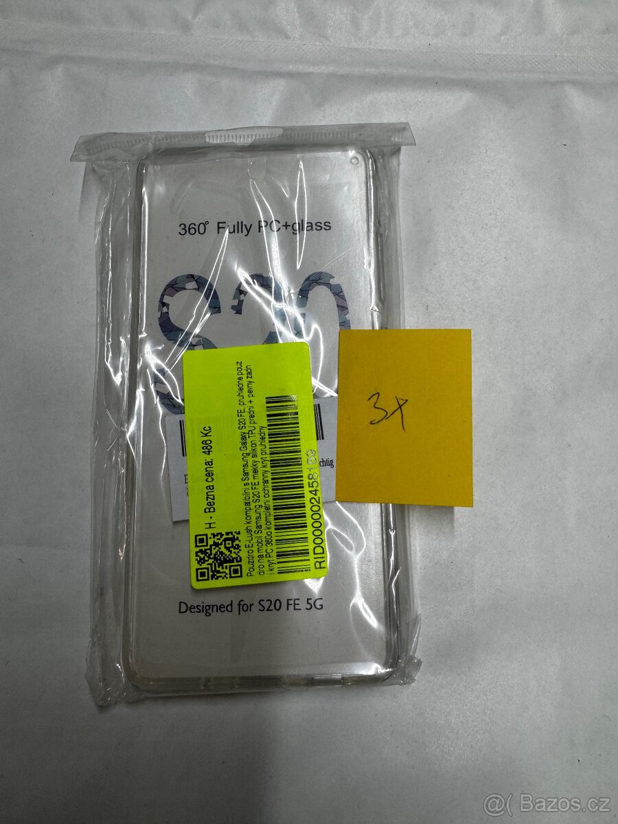 samsung galaxy S20FE pruhledne pouzdro obal