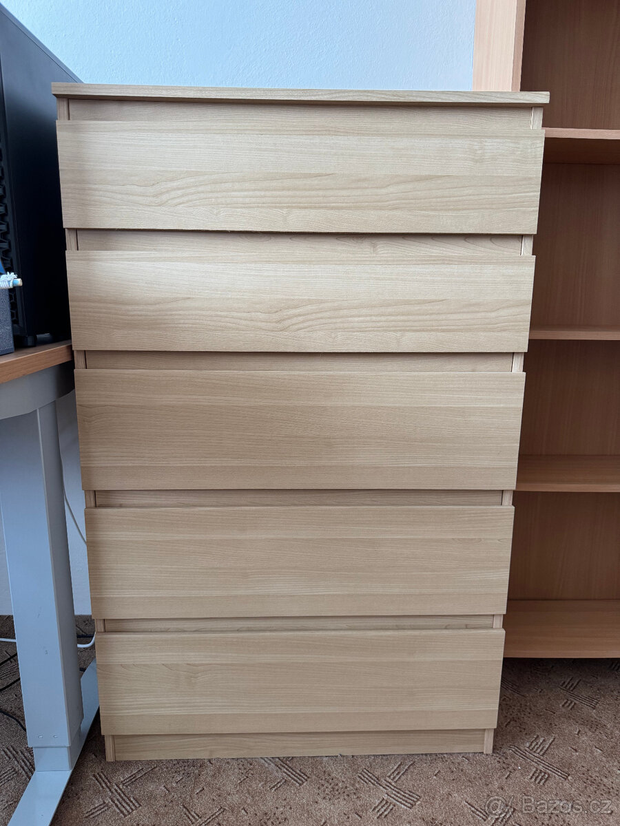 Komoda s 5 zásuvkami Ikea
