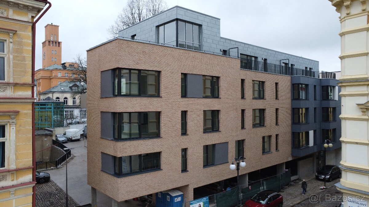 Pronájem nového bytu 2+kk, 52 m2, v 2.NP., Jablonec n/N