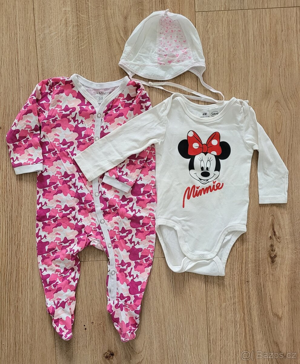 Kojenecká čepice RDX, overal, body H&M