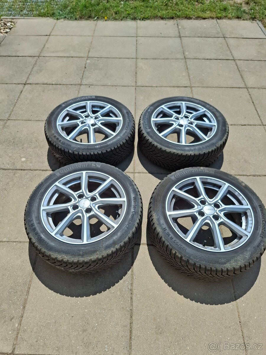 ALU kola, Continental zimní 195/55 R16