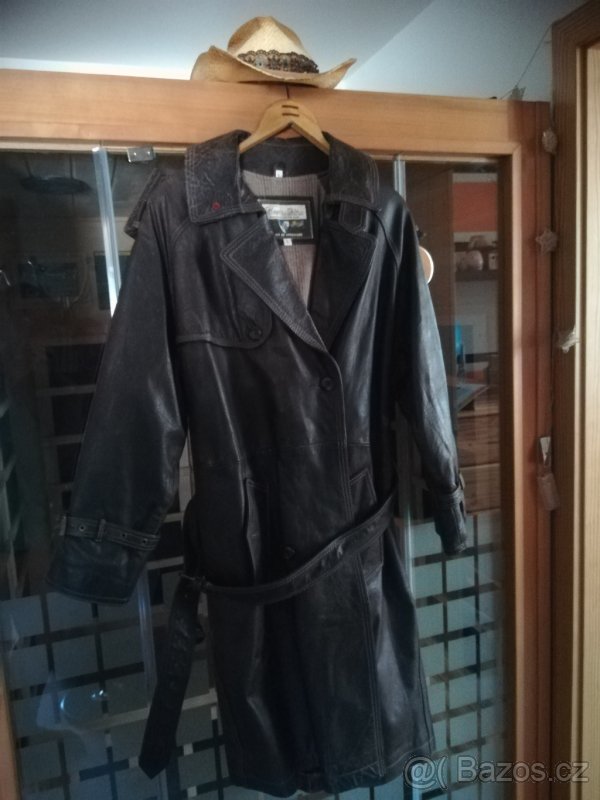 Kožený kabát NOVÝ pc 12000