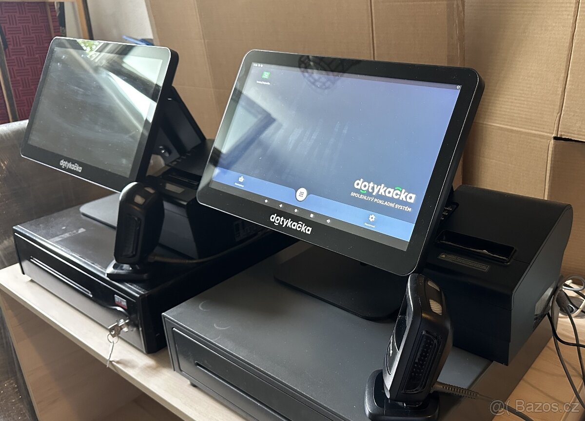 2x Pokladní systém Dotykačka 15,6" + příslušenství
