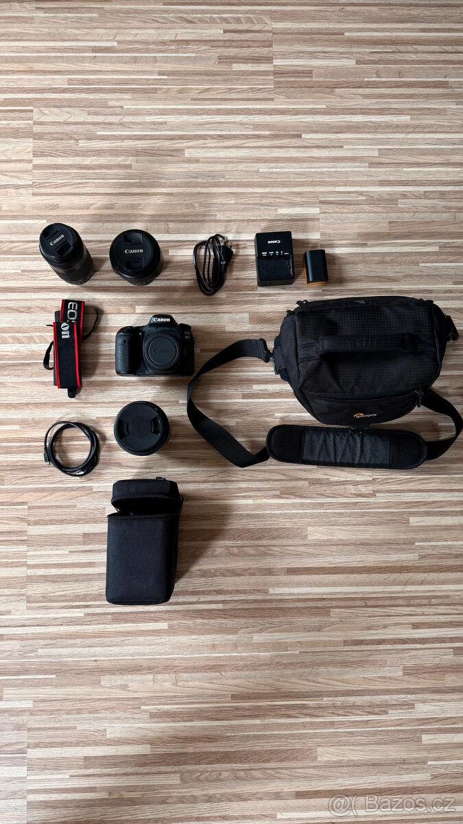 Canon 80D + objektivy