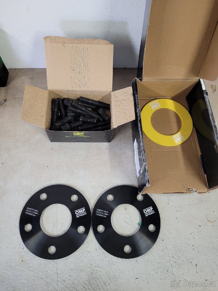 Rozšiřovácí podložky OMP 5x114,3/ 5mm