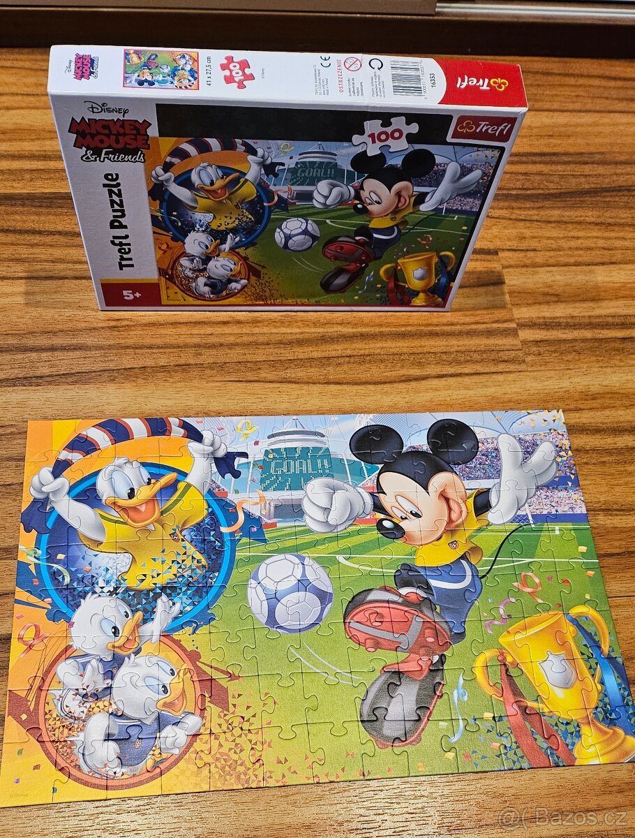 Puzzle 5+ 100 dílků Mickey Mouse
