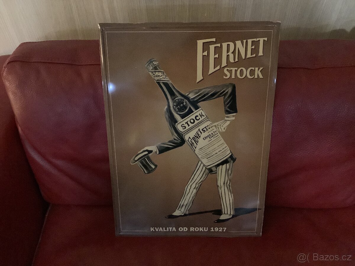 Plechová reklamní cedule FERNE5 - STOCK