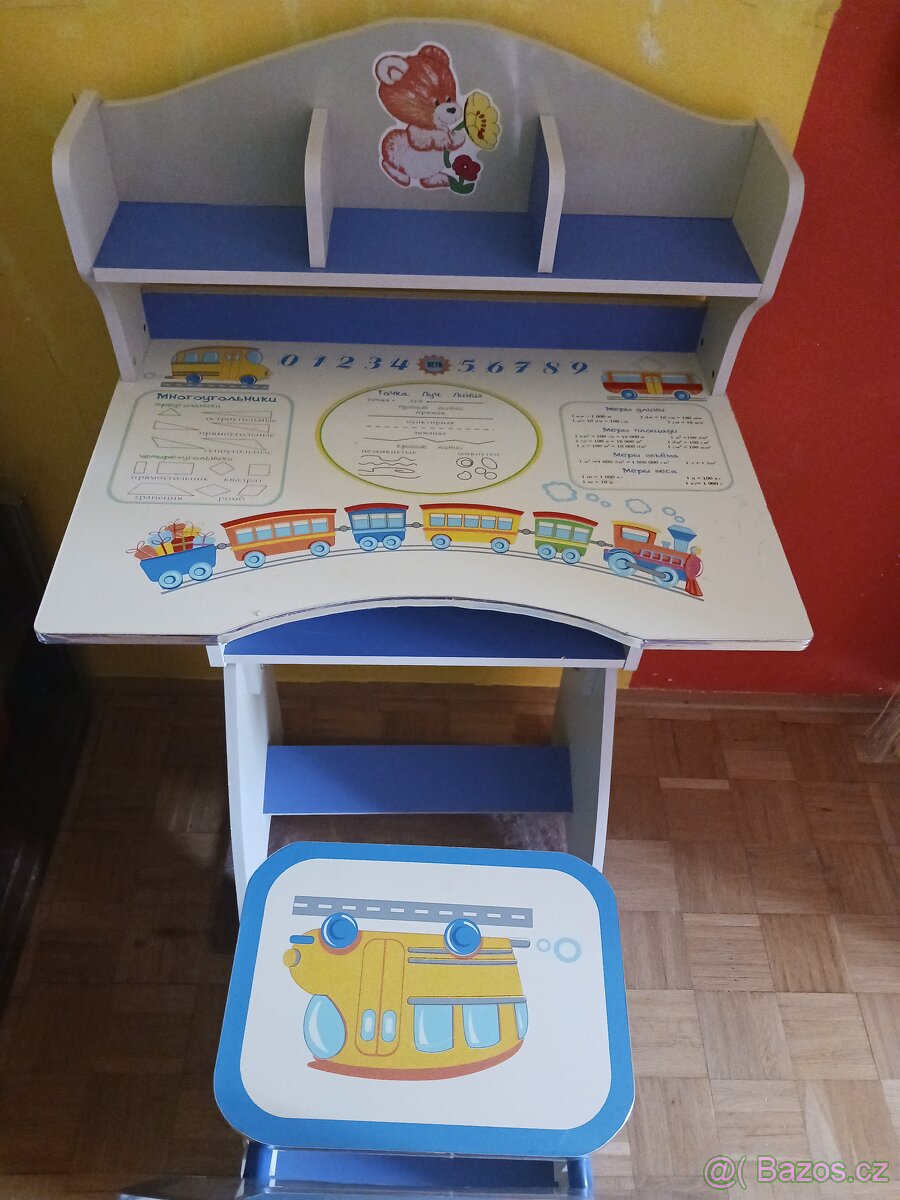 Školní psací stůl + židle