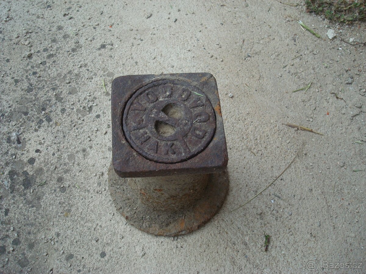 LITINOVÝ KRYT UZÁVĚRU VODY - i Brno