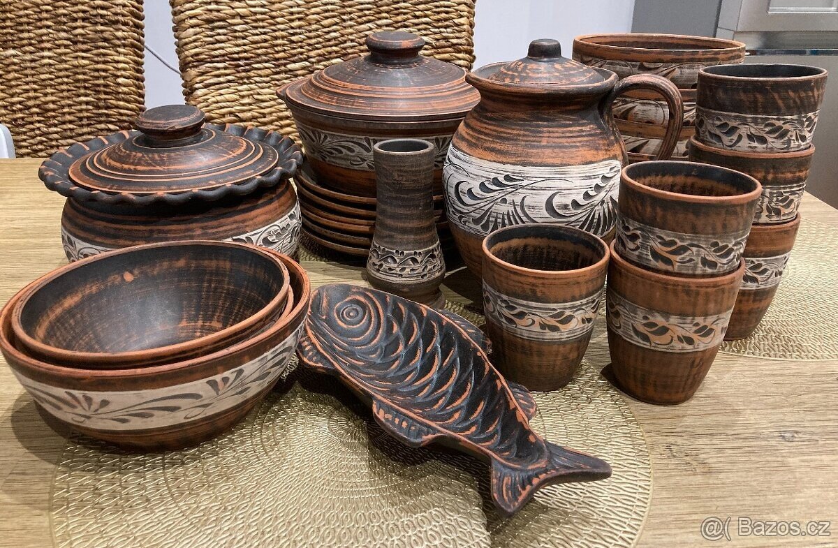 Sada hliněného nádobí NOVÁ