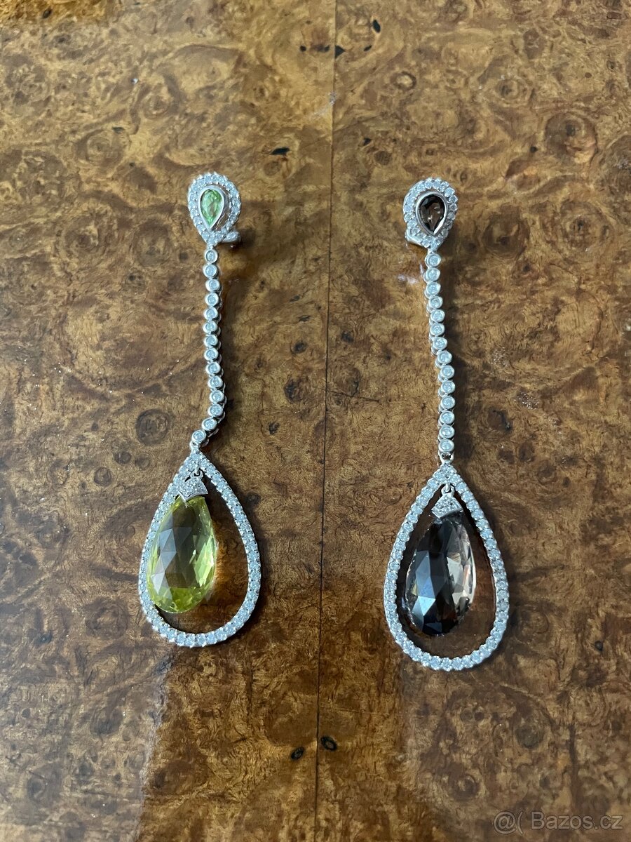 Designové naušnice s Diamanty