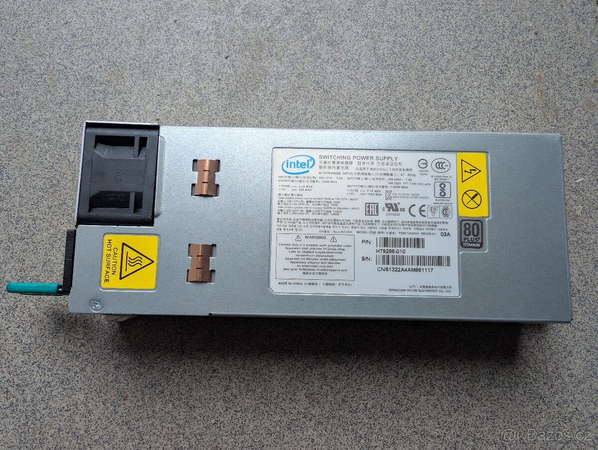 Serverový zdroj Delta Electronics 750W 12V 62A