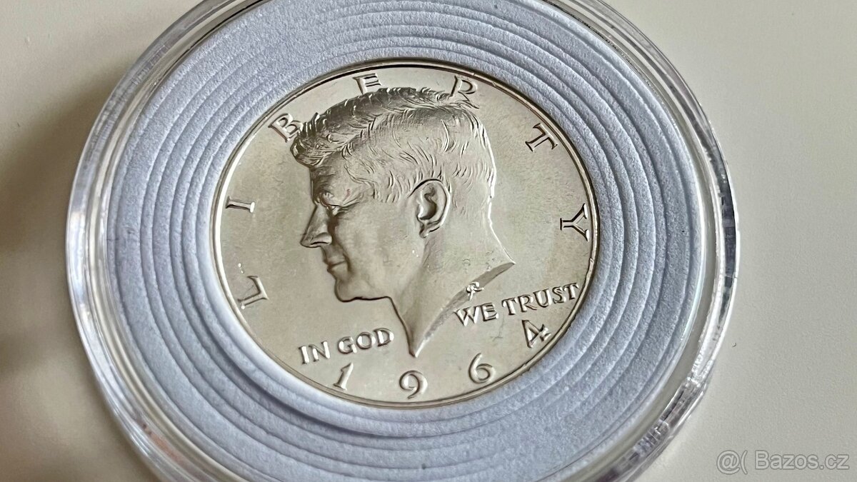 Kennedy 1964 Stříbrná Mince