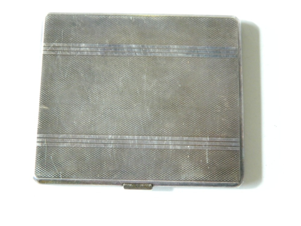 Tabatěrka - stříbrná z roku 1937 (138g)