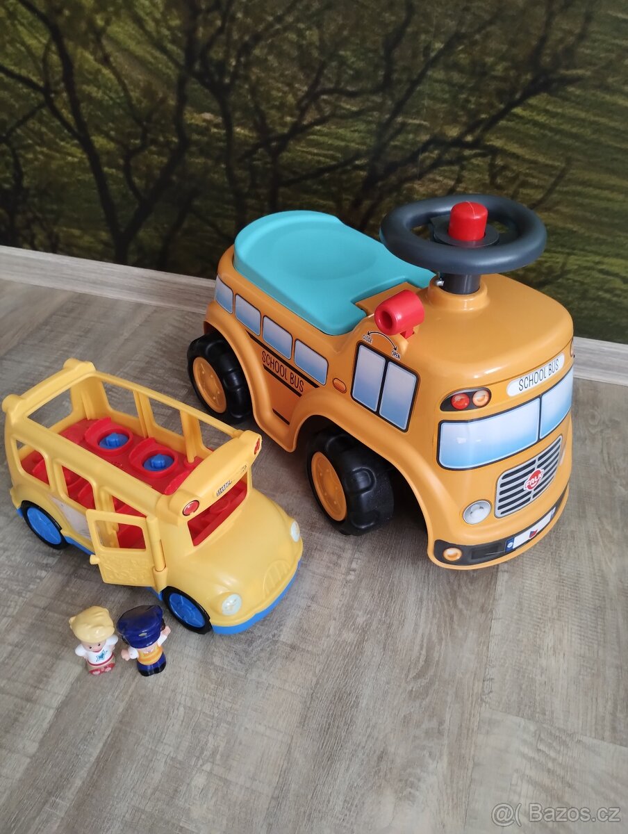 Sada autobusy odrážedlo+ zvukový