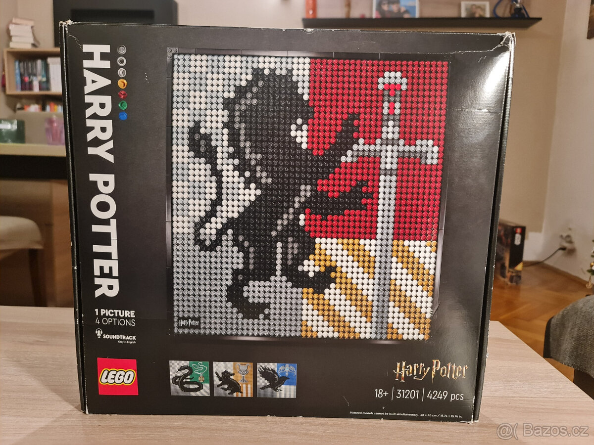 LEGO® Harry Potter™ 31201 obraz Erby bradavických kolejí