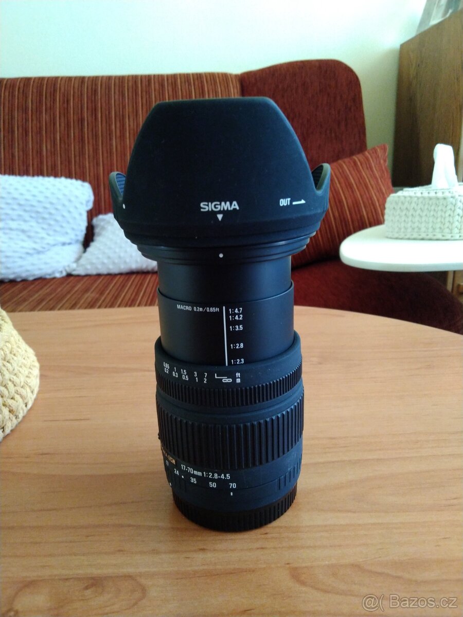 Sigma DC 17-70 mm 1:2.8 pro Canon EF