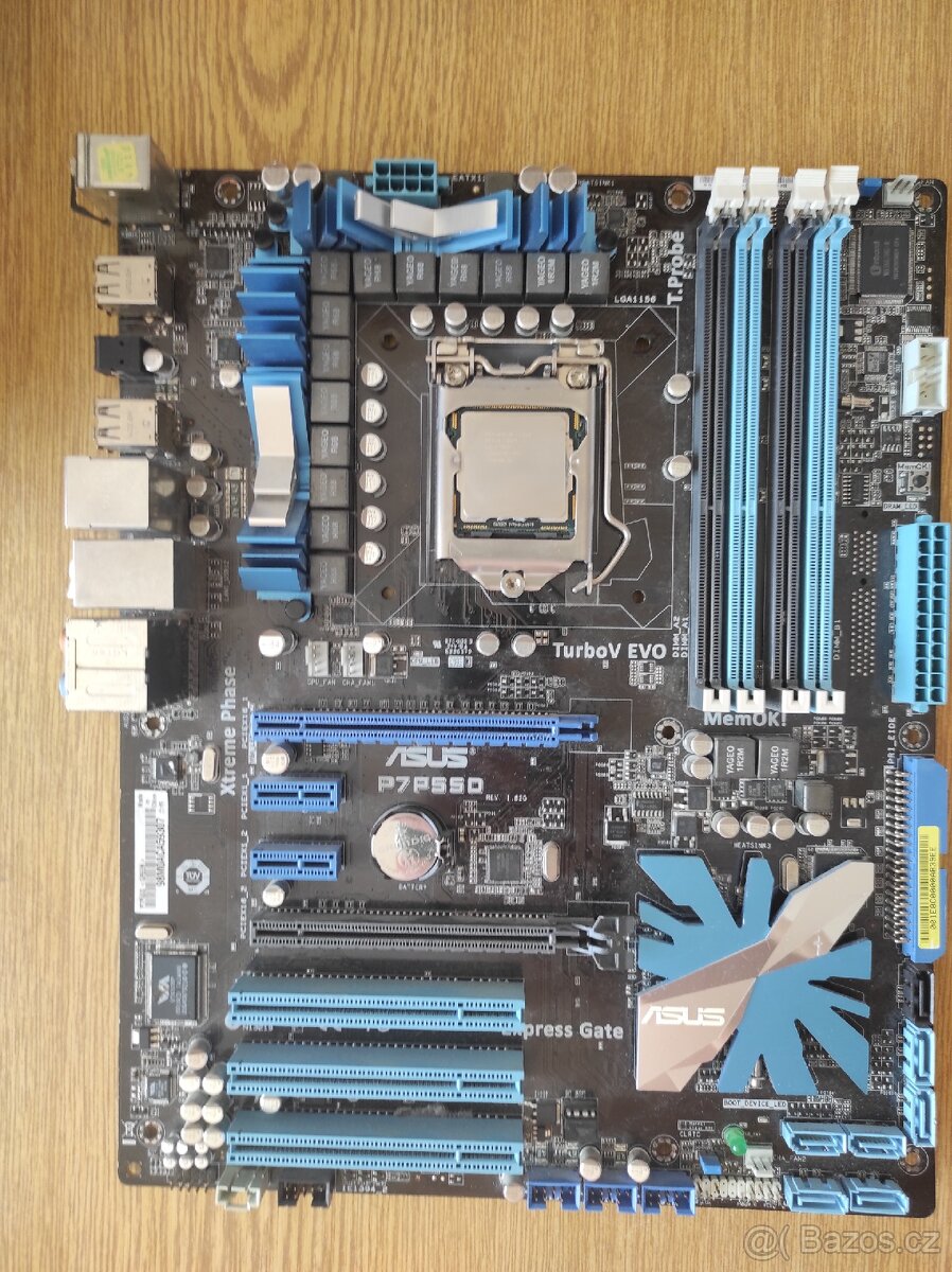 Základní deska ATX Asus P7P55D + procesor intel i7 868