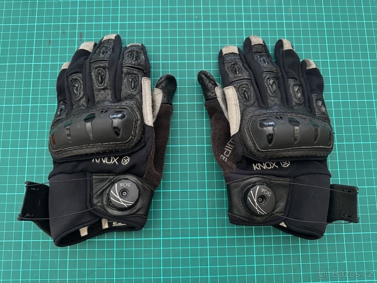 Knox Orsa (black / L) – krátké moto rukavice