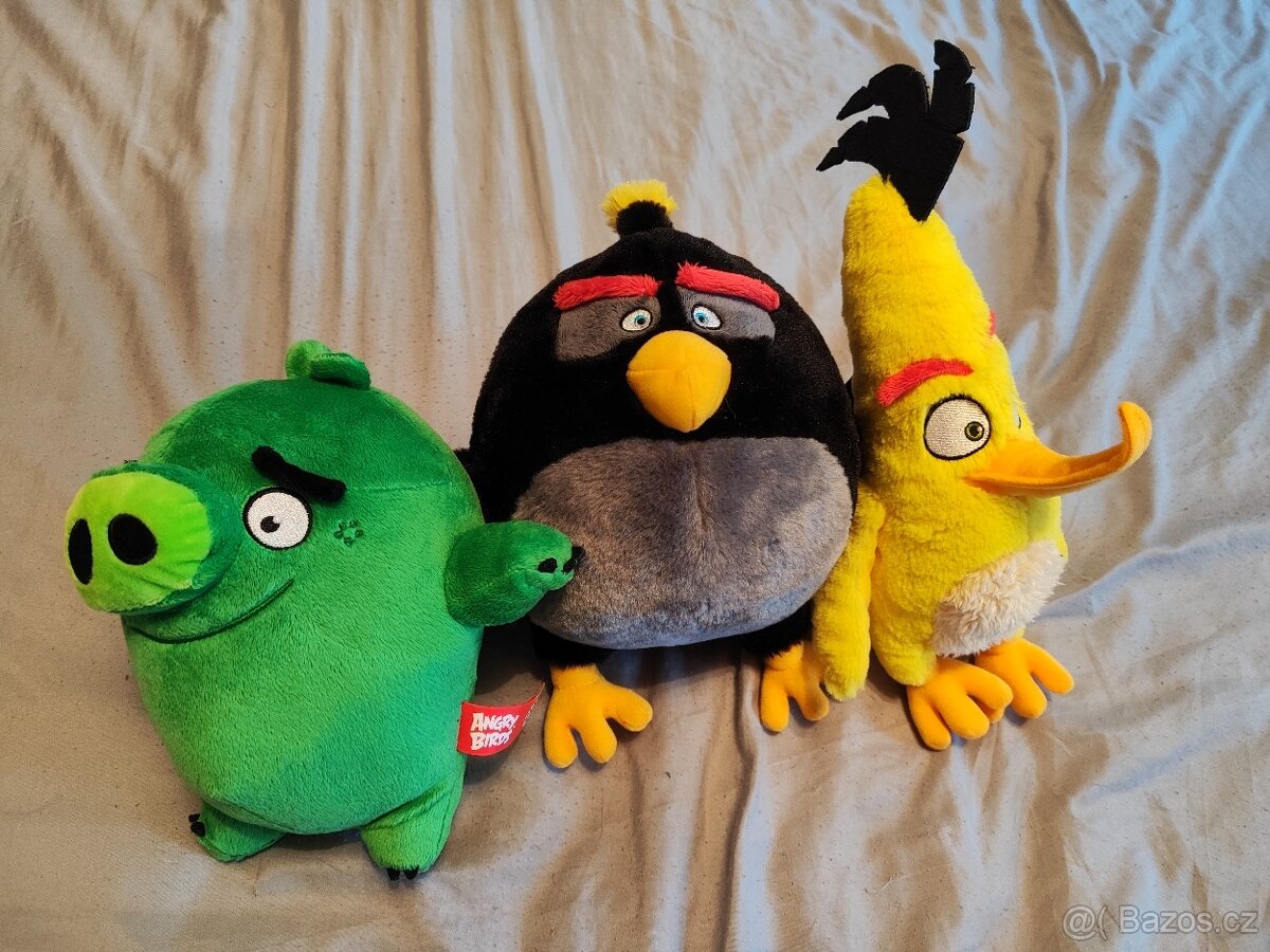 Žlutý plyšák Angry Birds 25-30cm