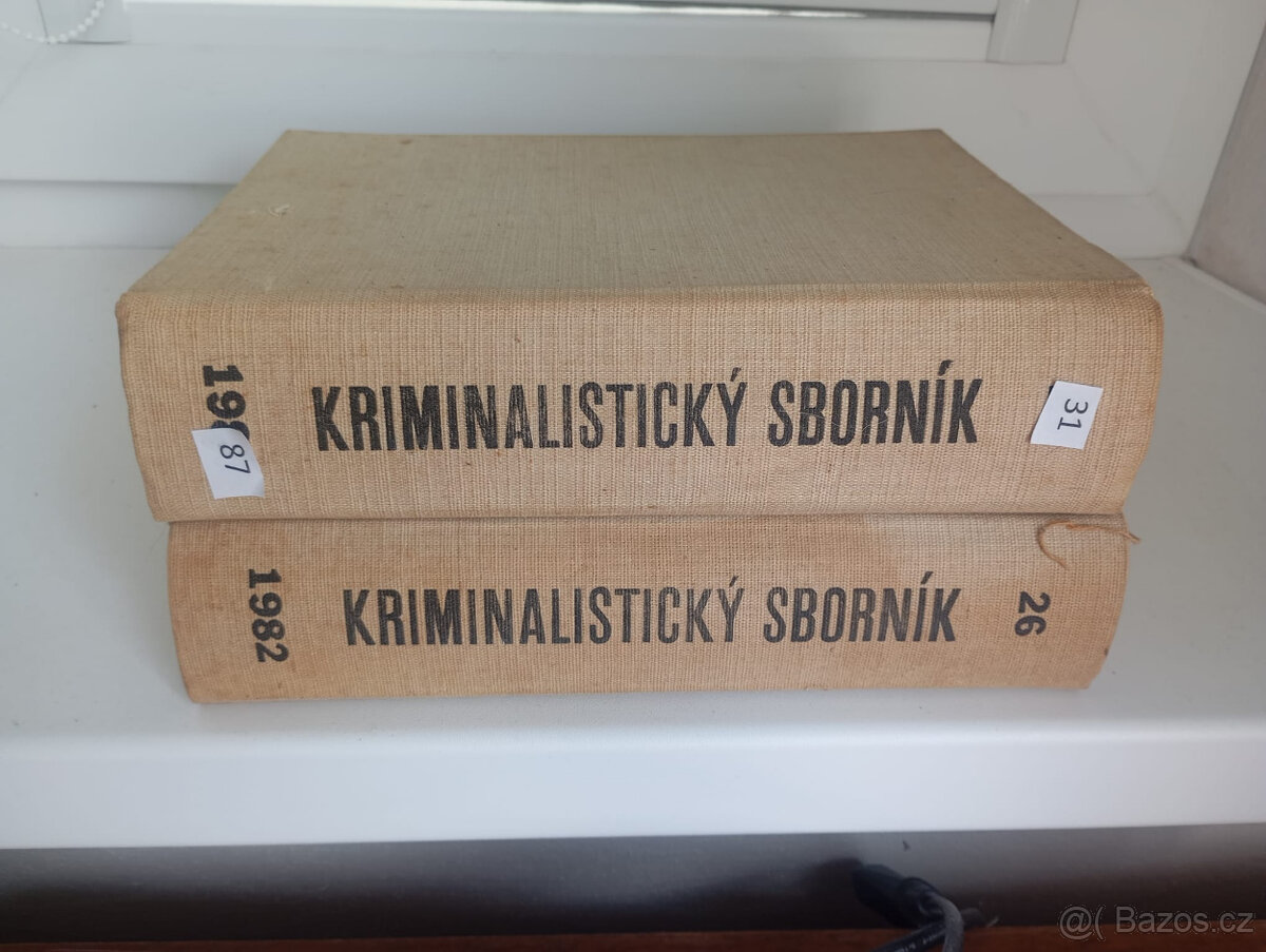 Kriminalistický Sborník 1982 + 1987