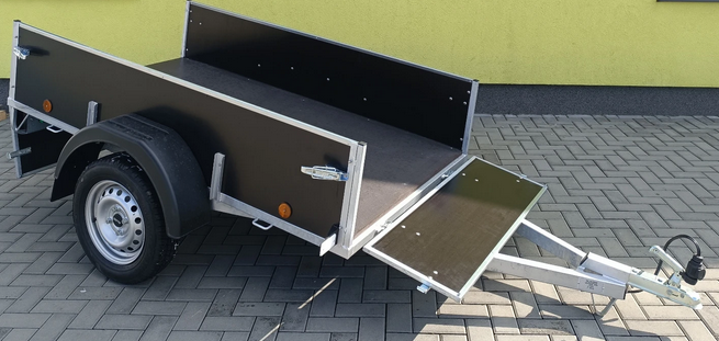 Přívěsný vozík 2050x1200x350mm obě čela (10/2021) 130km/h
