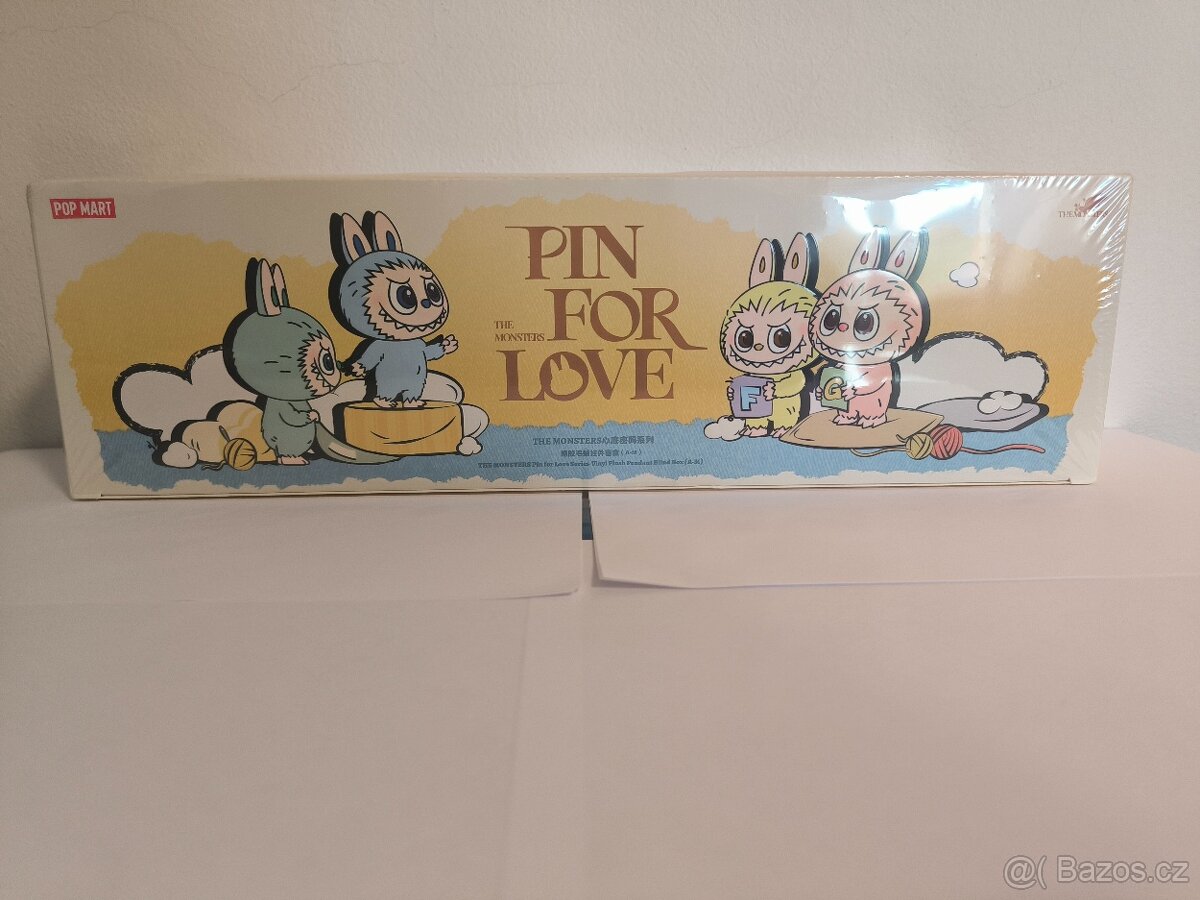 THE MONSTERS PIN FOR LOVE SERIES-Vinyl Plush A-M