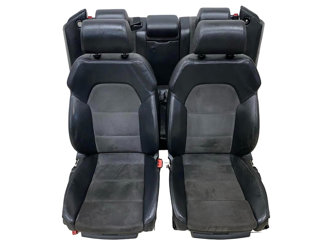 Sedačky černá kůže alcantara Audi A6 C6 4F sedan r.v. 2006