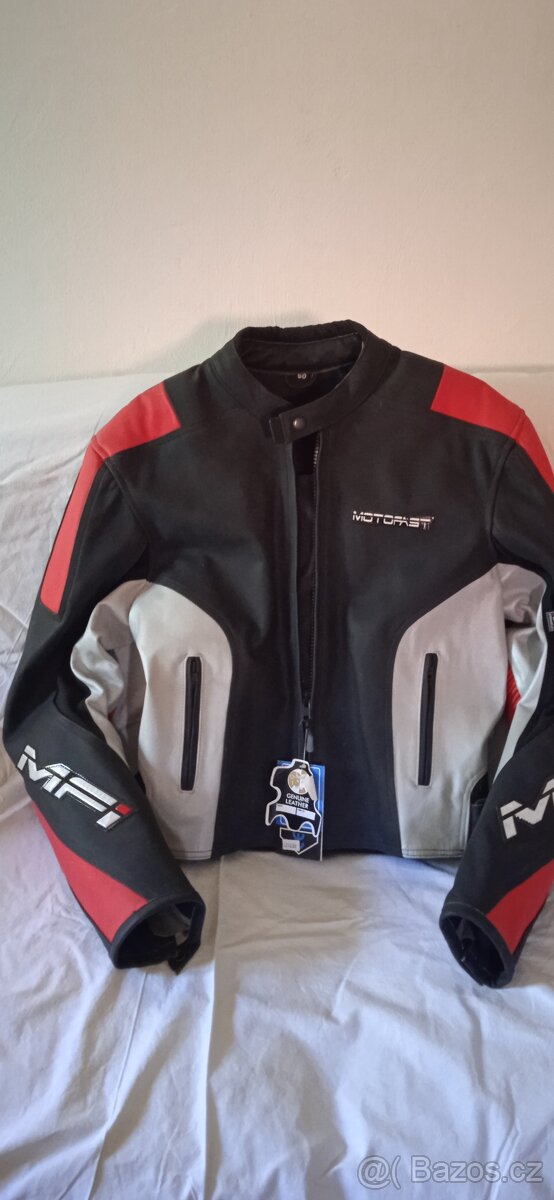moto kožená bunda 50