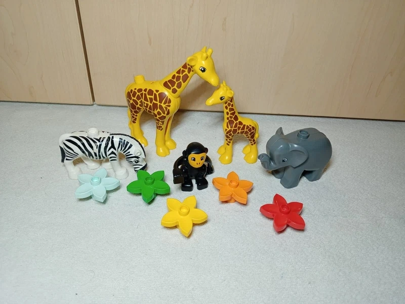 lego duplo zvířata zoo