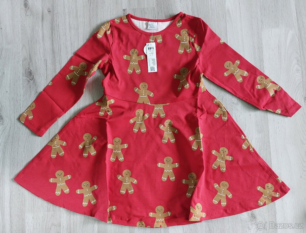 Nové šaty s perníčky Lindex vel. 110