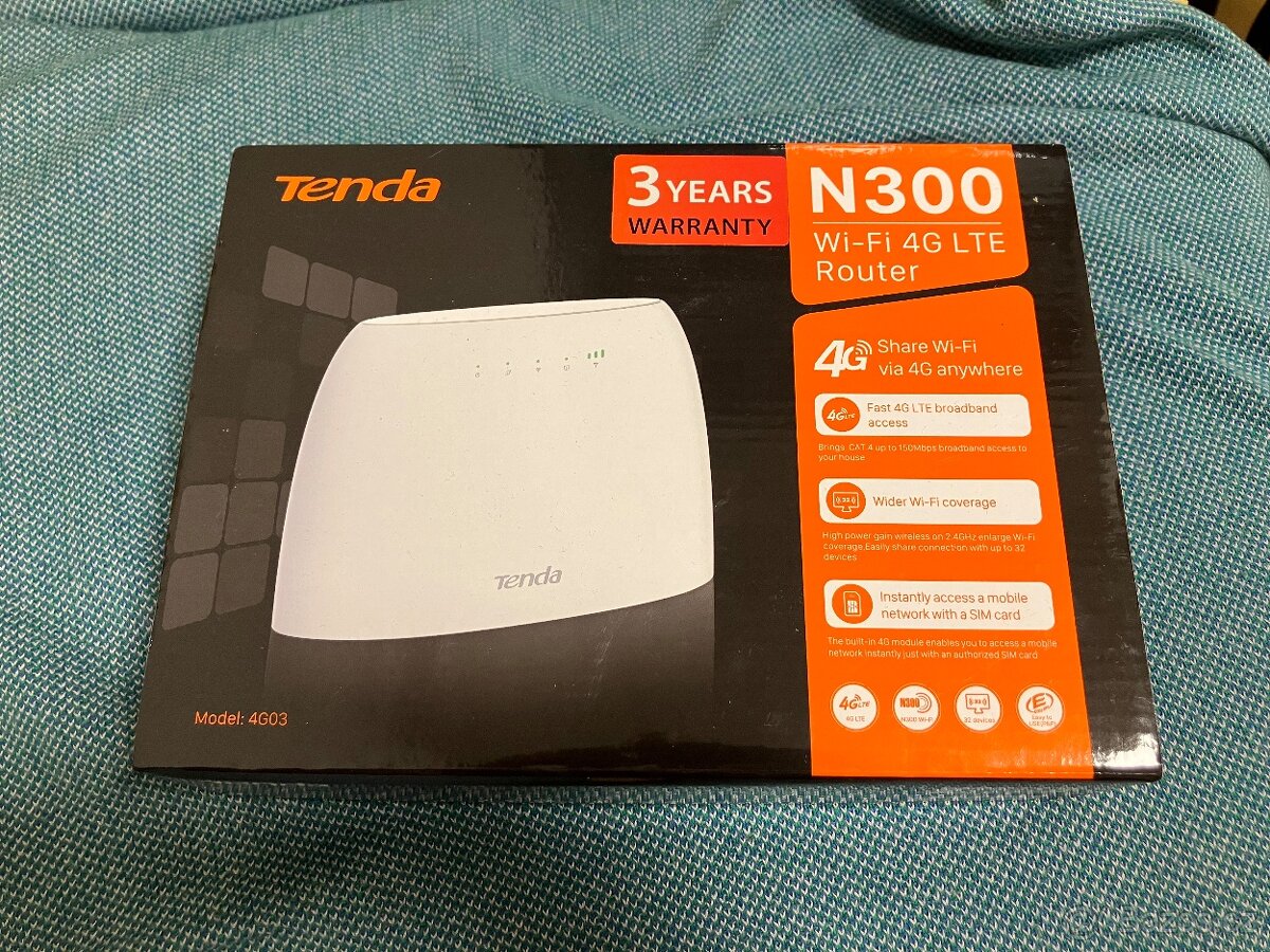 Tenda 4G03 - WiFi N300 4G LTE router